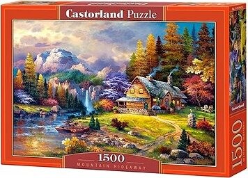 CASTORLAND Puzzle Domček v horách 1500 dielikov
