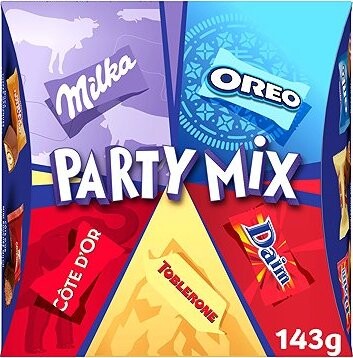 Milka Party Mix čokoládových praliniek 143 g