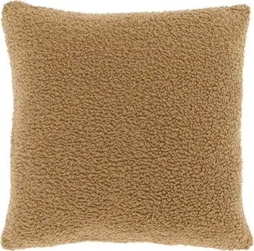 TEXTILOMANIE Dekoračný vankúšik Rómie 45 × 45 cm, hnedooranžový