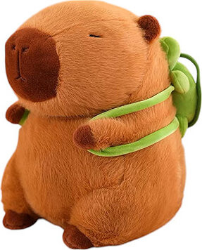 Plush Capybara s korytnačkou 23 cm