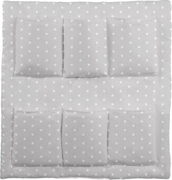 Vreckár na postieľku Sivý s hviezdami