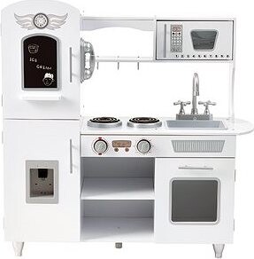 Derrson Downtown Veľká drevená kuchynka biela