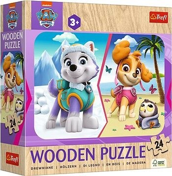 TREFL Drevené Labková patrola: Dievčenská hliadka 24 dielikov