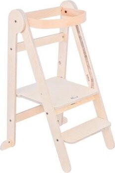 mamatoyz Skladacia rastúca učiaca veža 2 v 1 lakovaná