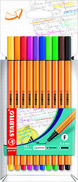 STABILO point 88 10 farieb