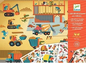 Djeco Sada s prepisovacími obrázkami Autá