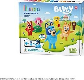 Hey Clay Sada Bluey s príslušenstvom