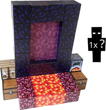 Toybit Magnetická stavebnica Minecraft Portál 32 ks