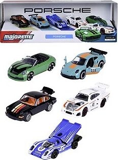 Majorette Porsche Motorsport Darčeková sada 5 ks