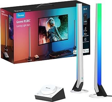 Govee Smart Gaming WiFi LED Panely + Smart Dual ovládač White