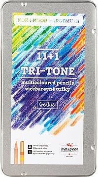 Koh-i-noor Magic 3442/N12 Trojhranné pastelky TR 11, 100 % drevo 11 + 1 ks