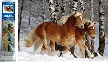 Norimpex Kone v snehu 30 × 40 cm