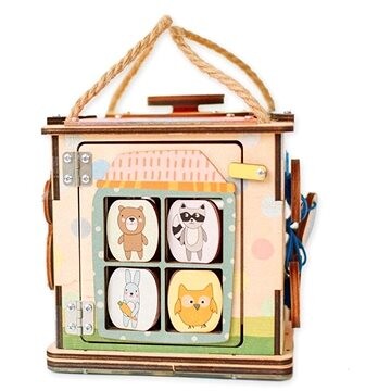 eliNeli Activity board kocka s LED na cesty