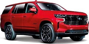 Maisto 2021 Chevy Tahoe, červený