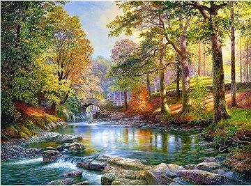 Castorland Puzzle Pozdĺž rieky 3000 dielikov