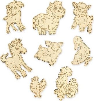 Vemkel Magnetické maľovánky 8 ks – Zvieratá