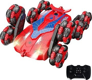 Pengbu RC spider stunt auto 8WD s LED a sprejom