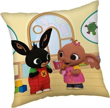 Jerry Fabrics Vankúšik Zajačik Bing 051 40 × 40 cm