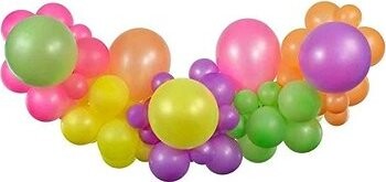 SMART BALLOONS Balóniková girlanda, sada neón, 300 × 65 cm