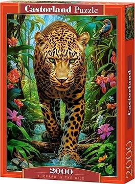 CASTORLAND Puzzle Leopard v divočine 2000 dielikov