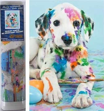 Norimpex Farebné šteniatko 30 × 40 cm