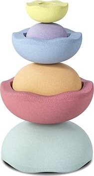 Stapelstein Inside Raibow pastel 6 ks