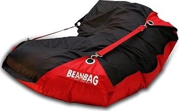 BeanBag Sedací vak 189×140 duo scarlet rose - black