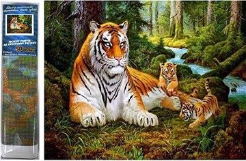 Norimpex Tigrice s mláďatami 30 × 40 cm