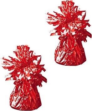 FOLAT Závaží - těžítko na balonky, červené, 160 g, 2 ks