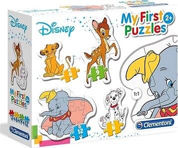 Clementoni Moje prvé puzzle Disney mláďatká 4 v 1 (3, 6, 9, 12 dielikov)