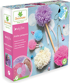 Sycomore Lovely box kreatívna sada, výroba brmbolcov a doplnkov