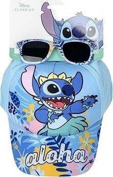 Disney Lilo & Stitch: Aloha – detská šiltovka s okuliarmi 53 cm