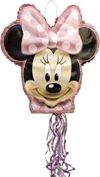 Piňata Myška Minnie – 51 × 46 × 7,5 cm – ťahacia
