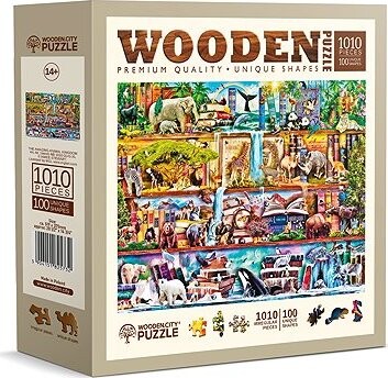 WOODEN CITY Drevené puzzle Úžasný svet zvierat 1010 dielikov