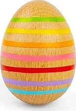 Bigjigs Pruhované vajce