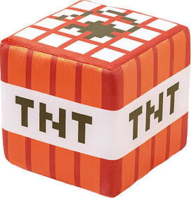 Plush Penová kocka Minecraft blok TNT 20 cm
