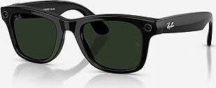 Meta RAY-BAN Meta Wayfarer (Standard) Smart Glasses (Gen 2) – Shiny Black, Transitions Graphite Gree