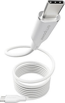 PanzerGlass Empower magnetický kábel 240 W USB-C/USB-C, 1,5 m biely