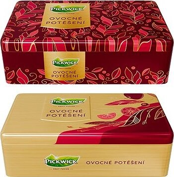Pickwick Ovocné potěšení - Kolekce čajů Pickwick v luxusní plechovce