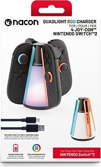 Nacon Quadlight RGB Charger – Nintendo Switch 2