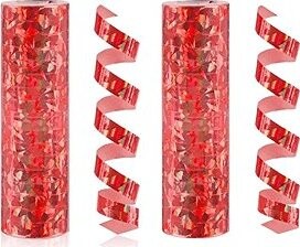 GoDan Serpentína holografická červená, 400 cm, 2 ks