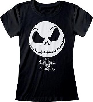Disney Nightmare Before Christmas: Face Of Jack And Logo – dámske tričko M