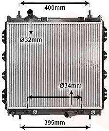 VAN WEZEL chladič, chladenie motora 07002072