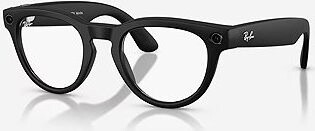 Meta RAY-BAN Meta Headliner (Standard) Smart Glasses (Gen 2) – Matte Black, Clear