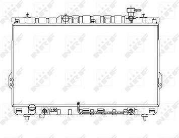 NRF Chladič, chladenie motora 53646