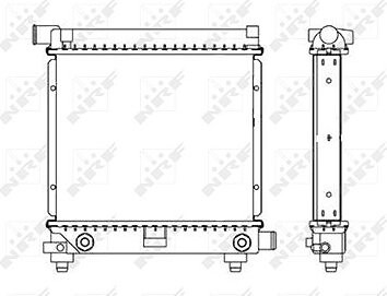 NRF Chladič motora 517662