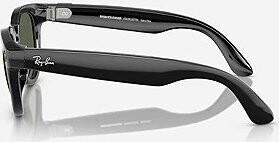 Meta RAY-BAN Meta Headliner (Standard) Smart Glasses - Shiny Black, Polar G15 Green