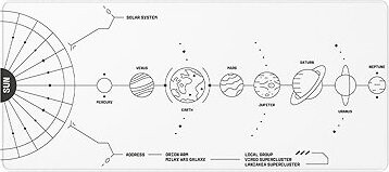 Dark Project Gaming Mousepad, Terra Nova White, XL