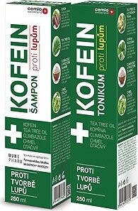 Cemio Kofein šampón proti lupinám + tonikum
