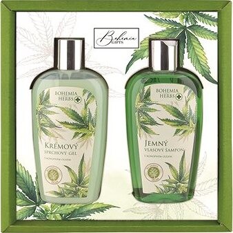 BOHEMIA GIFTS Súprava s konopným olejom 500 ml